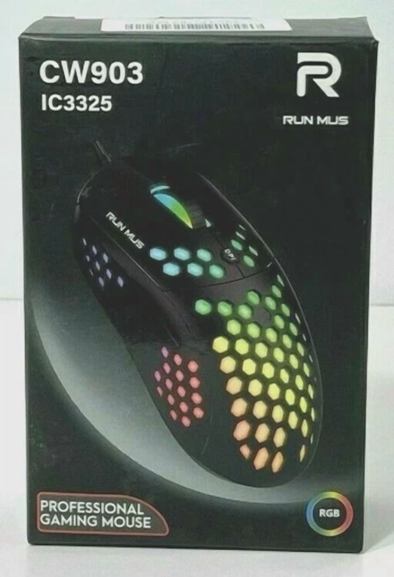 CIRCLE- Runmus Rgb Gaming Mouse With 6 Programmable Buttons Chroma Rgb Backlit Ic3325