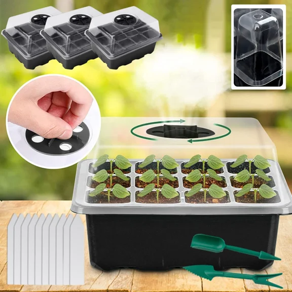 CIRCLE- Seed Tray Reusable Starter Cloning Propagation Germination Dome Plant Grow Kit