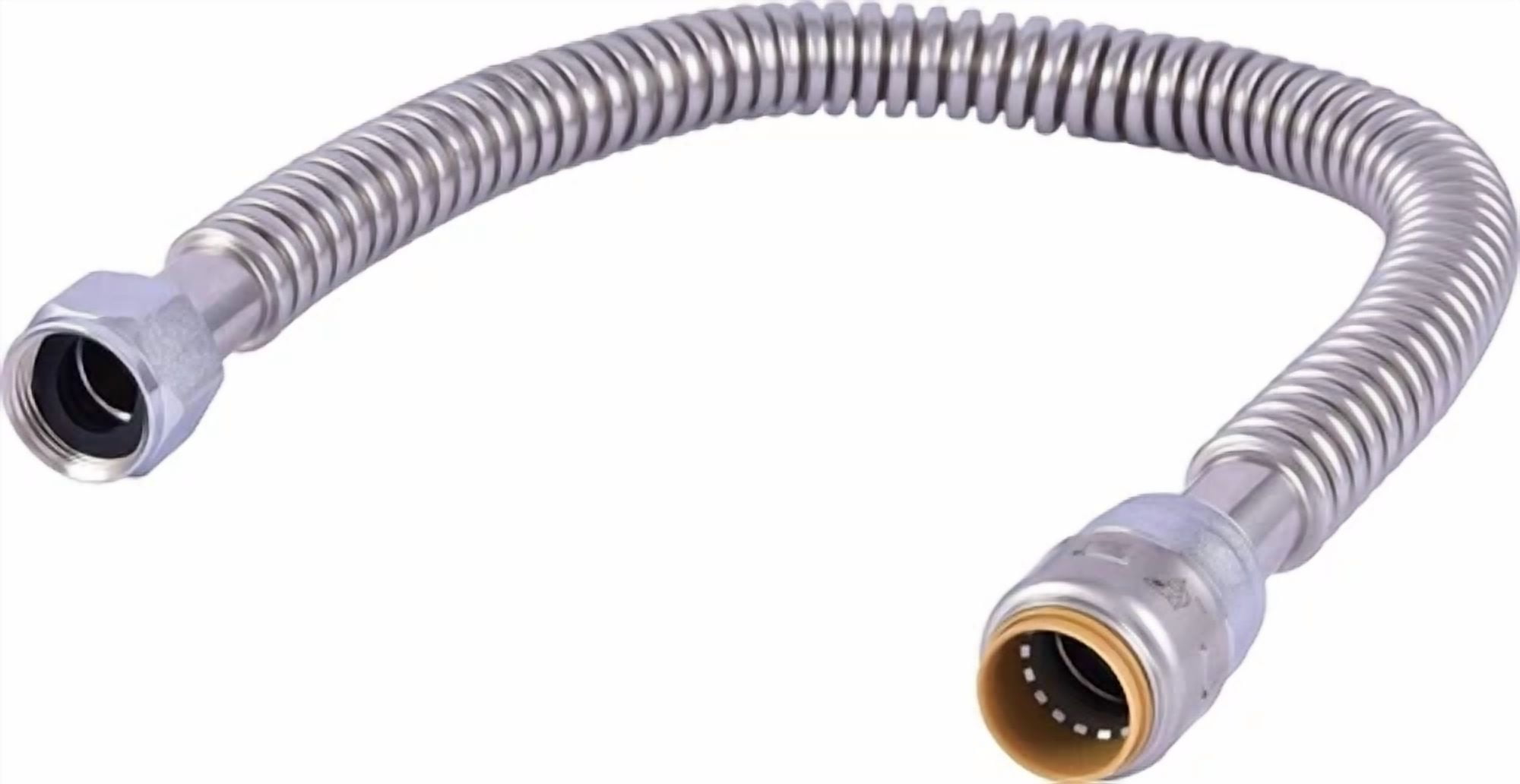 CIRCLE- Sharkbite 3/4 In X 24 In Water Heater Connector Push To Connect Urss3088Fx24