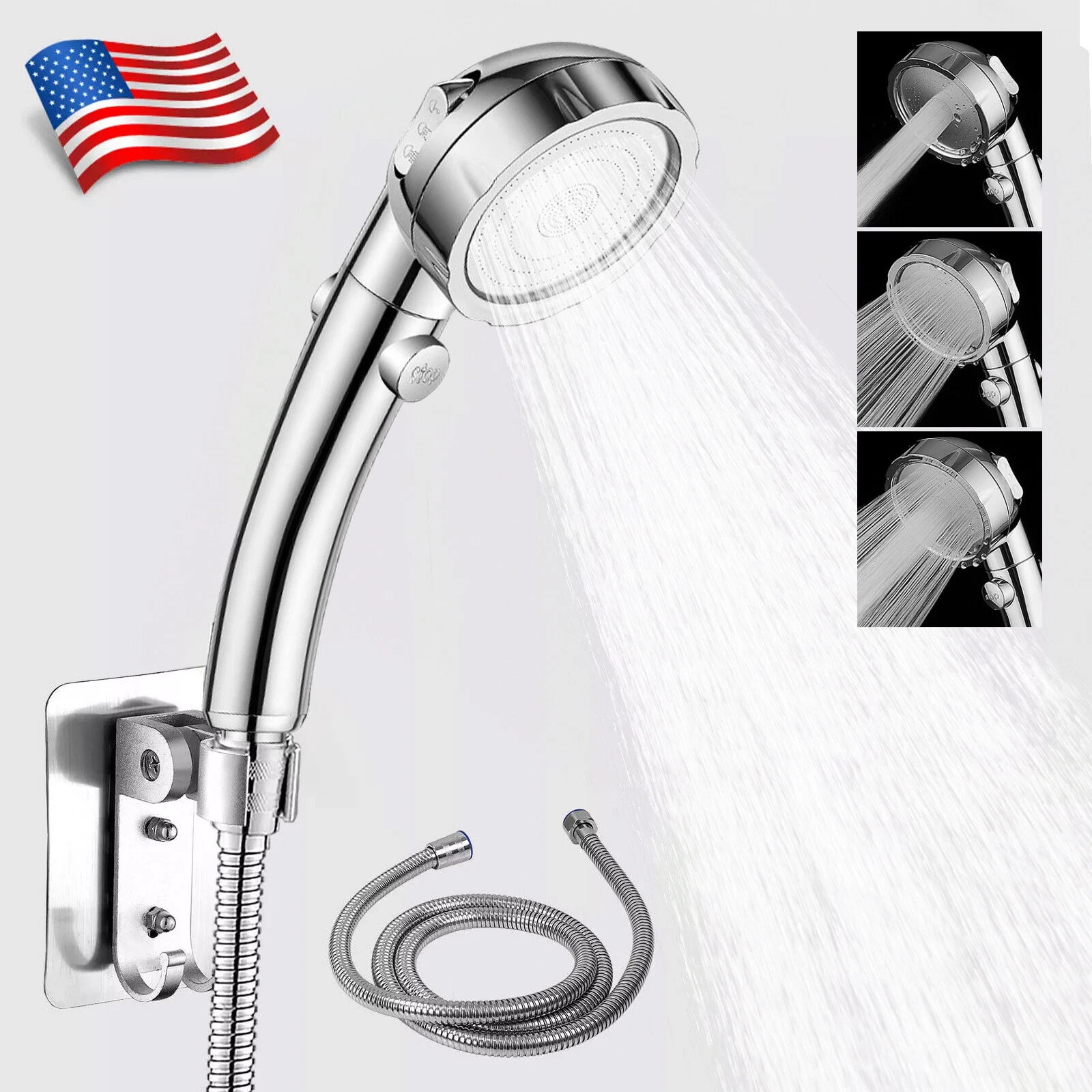 CIRCLE- Shower Head Rv Handheld Water Saving Multi-Functional Rv Shower Head With Hose