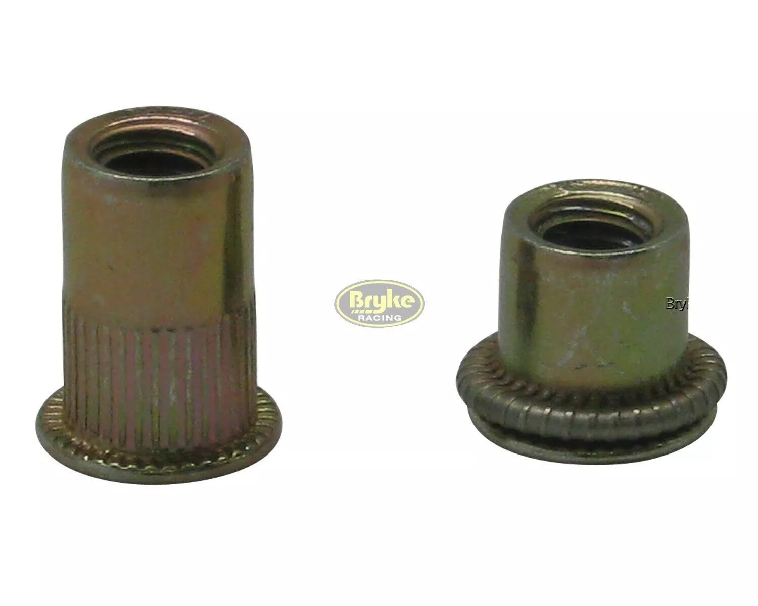CIRCLE- Threaded Insert Metric Rivet Nuts M6 Long 50 Pack Steel Blind Nut Fasteners