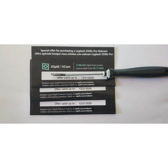 CIRCLE- Three (3) Xsplit Premium 3 Month License Key (Streaming Software) 9 Month Total