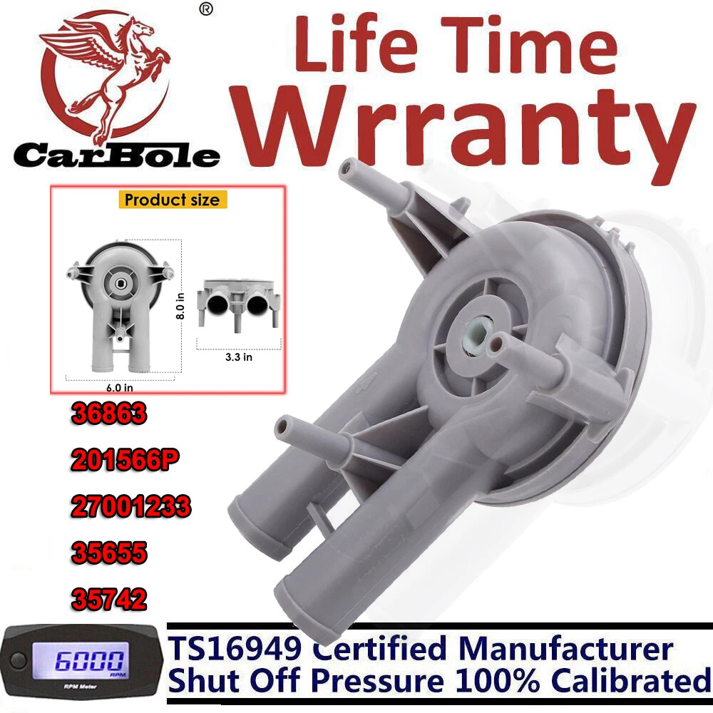 CIRCLE- Top Load Clothes Washer Drain Pump Assembly Replacement 205217P 36863 27001233