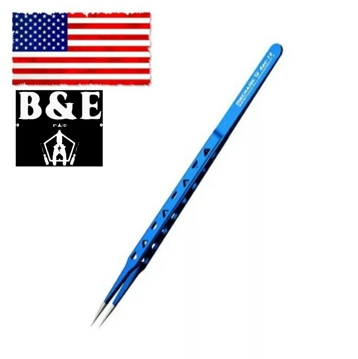 CIRCLE- Top Precision Tweezers Heatdispersing Aac-14, Pcb Bga Repair Rework Jewelry