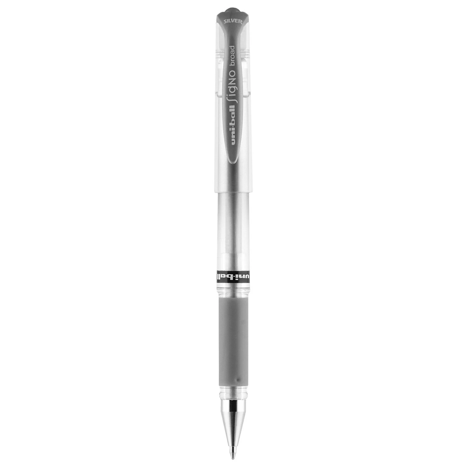 CIRCLE- Uni-Ball Impact Gel Pen Bold Point Silver Ink (60658) 812106