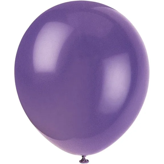 CIRCLE- Unique Industries, 12" Latex Balloons, Diy Party Decoration - Pack Of 10