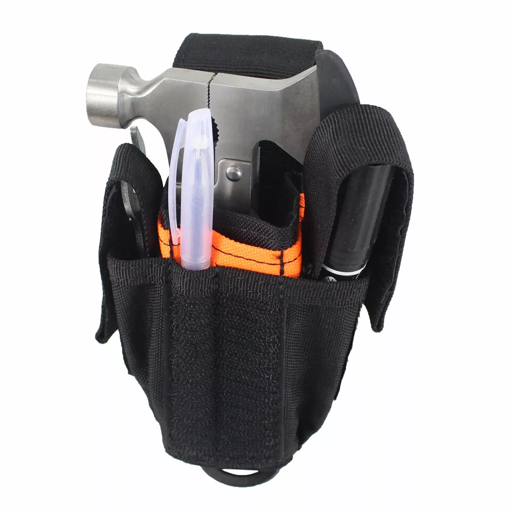 CIRCLE- Universal Multi Pockets Tool Holster Sheath Tool Organizer Molle Pouch