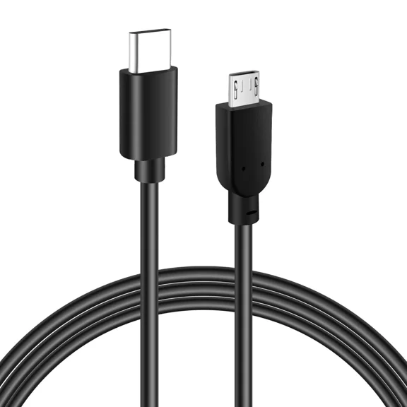 CIRCLE- Usb-C To Usb Micro Cable - 2Ft Flexible Cord, Supports Fast Charging & 2 Feet