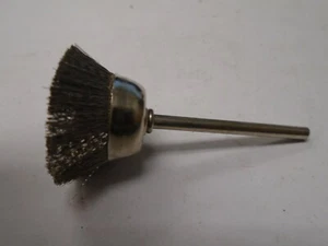 CIRCLE- Wire Cup Brush 1" 1/8" Shank Fits Dremel New 3Pcs #8330
