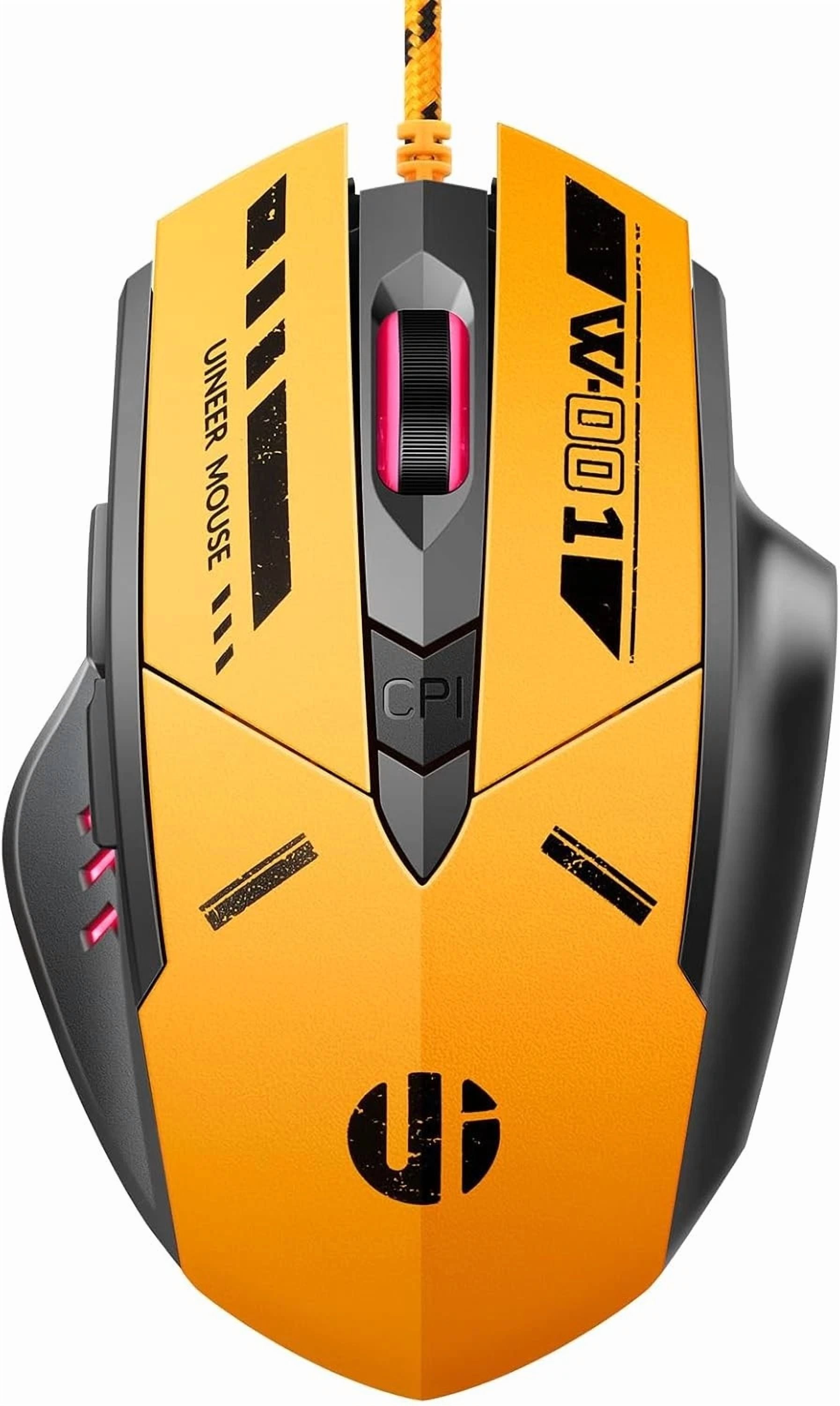 CIRCLE- Wired Mouse Gaming, 4 Adjustable Dpi Levels, 6 Programmable Buttons,...