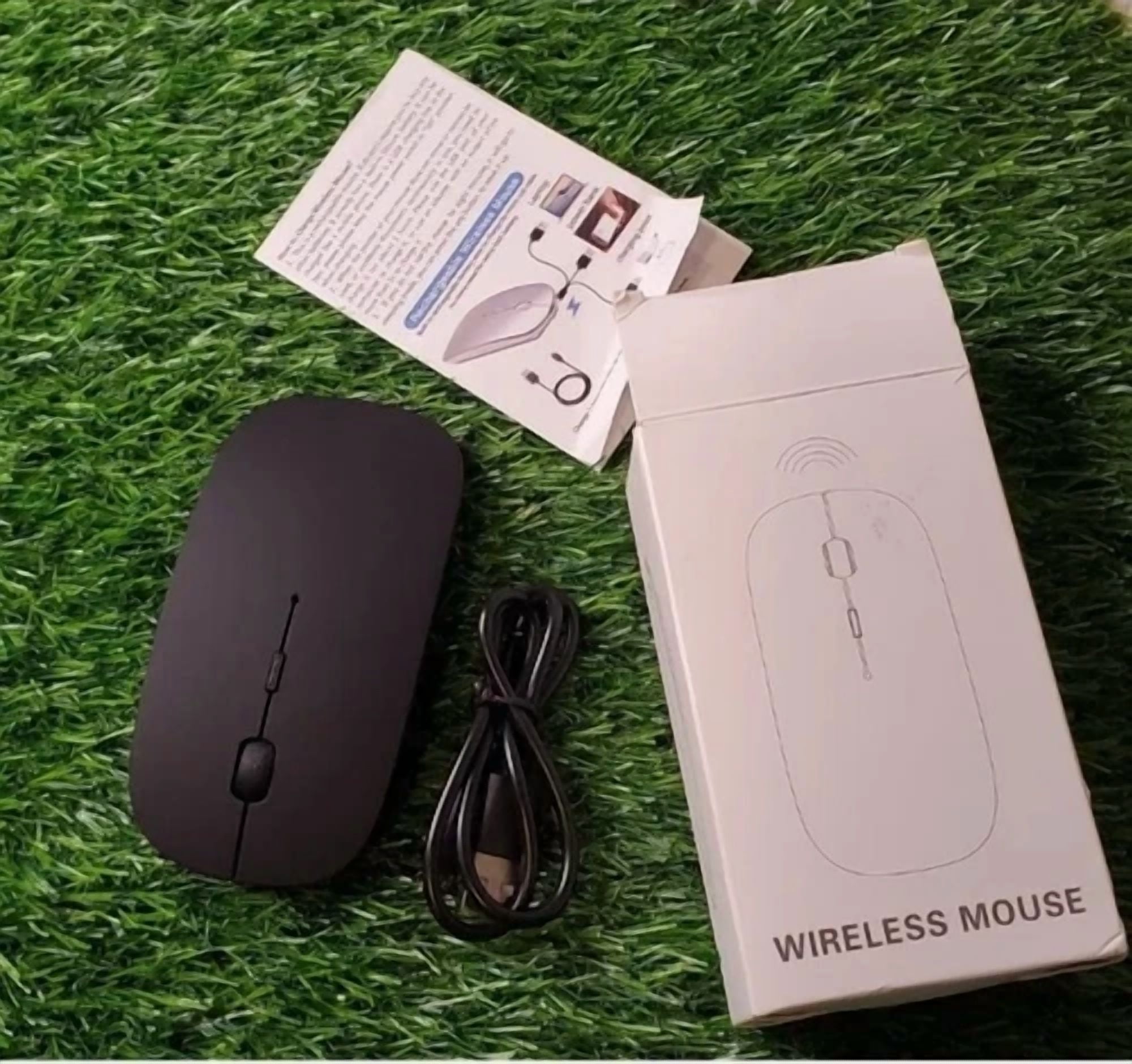 CIRCLE- Wireless Bluetooth Dual Mode Mouse Rgb Rechargeable Mice For Computer Laptop