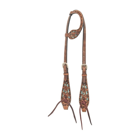 CIRCLE Y Carico One Ear Gag Cheek Headstall (1071-17-SH)