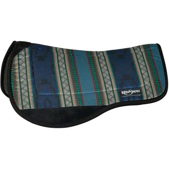 CIRCLE Y Contoured Corral Navy Tacky Too Trail Pad (22649T)