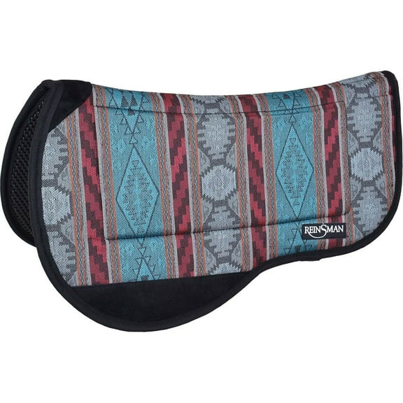 CIRCLE Y Reinsman Tacky Too Diablo Teal Contoured Trail Pad (22609T)