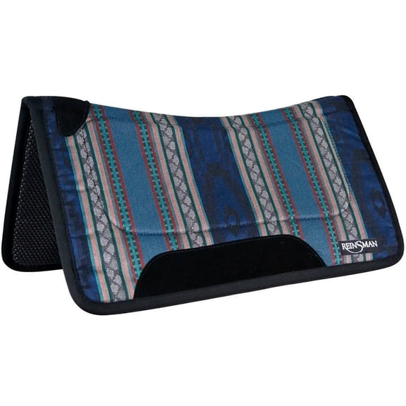 CIRCLE Y Square Contour Corral Navy Tacky Too 30x30in Trail Pad (24549T)