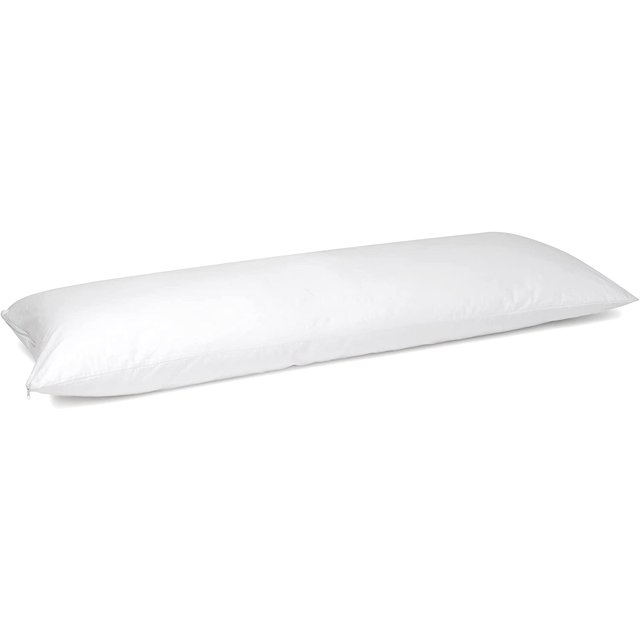 CIRCLESHOME Body Pillow Protector Zippered 100 Cotton Cool and