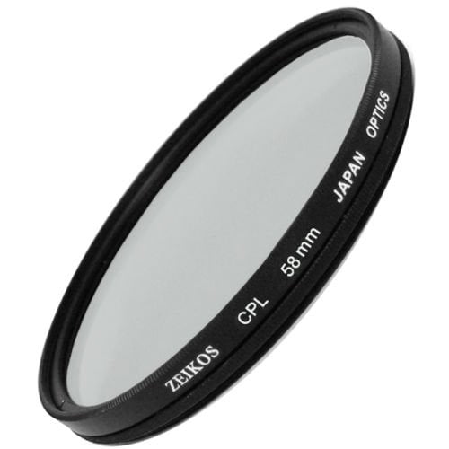 CIRCULAR POLARIZER FILTER FOR FOR FUJIFILM X-E1 XE1 X-E2 XE2 X-T1 X-T10 (58mm compatible)