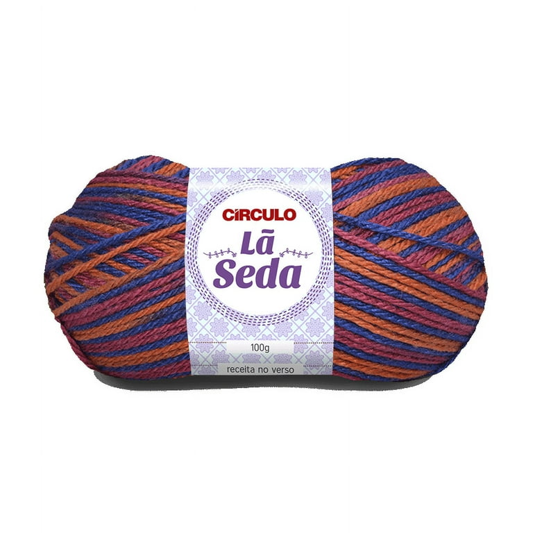 CIRCULO La Seda Yarn, 70% Acrylic and 30% Wool - Yarn for