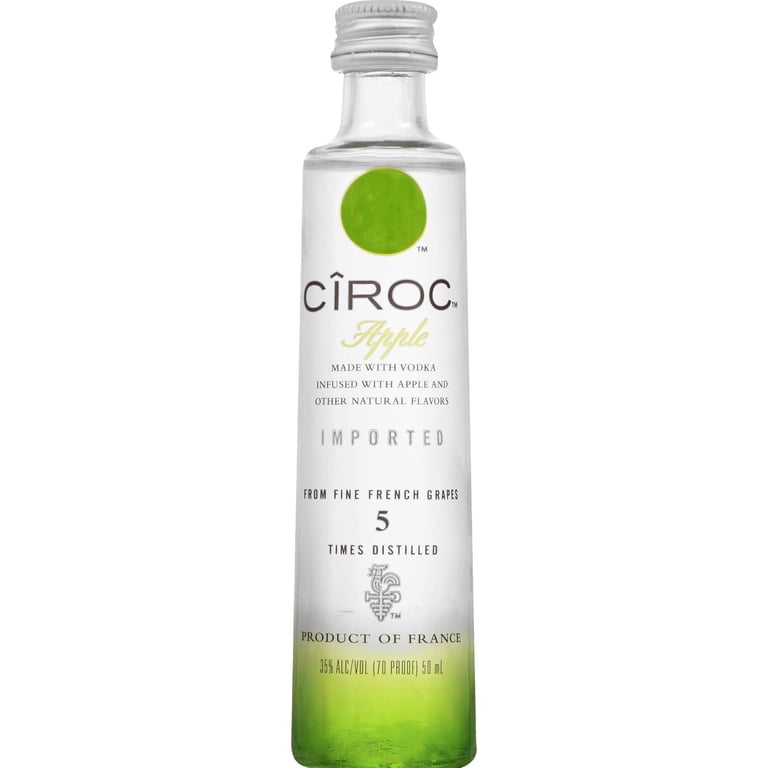 CIROC Apple, 50 mL (Made with Vodka Infused with Natural Flavors