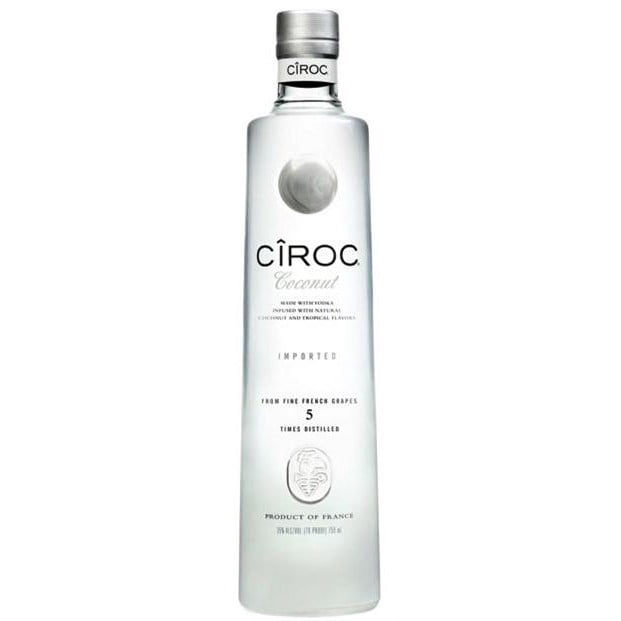 CIROC Coconut, 200 mL (Made with Vodka Infused with Natural Flavors), 35% ABV