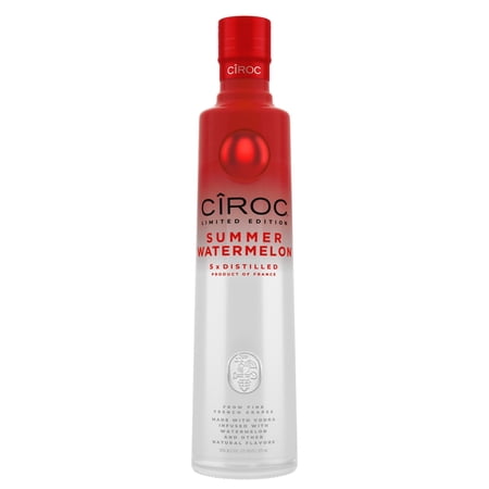 CIROC Limited Edition Summer Watermelon (Made with Vodka Infused with Natural Flavors), 375 mL, 35% ABV