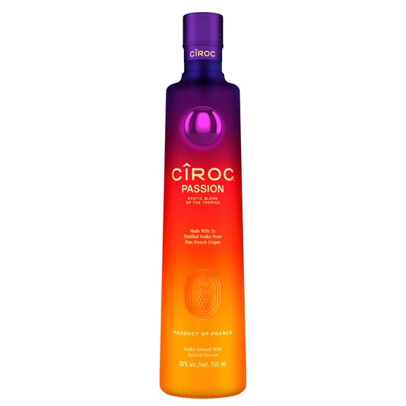 CIROC Passion, 750 mL (Made with Vodka Infused with Natural Flavors), 30% ABV