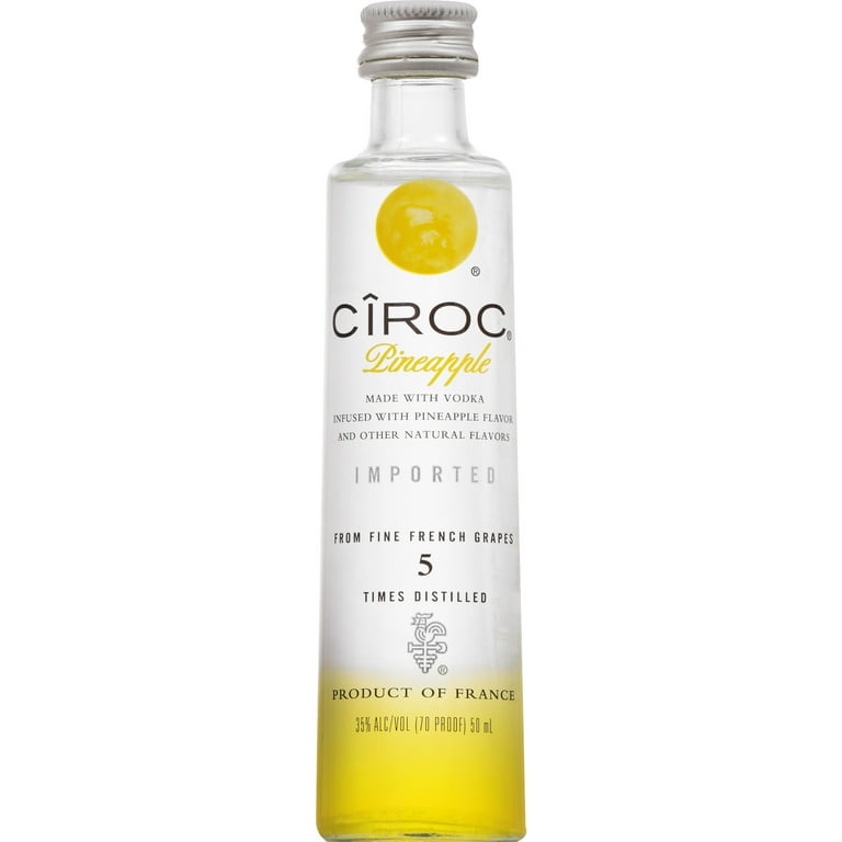 CIROC Pineapple, 50 mL (Made with Vodka Infused with Natural