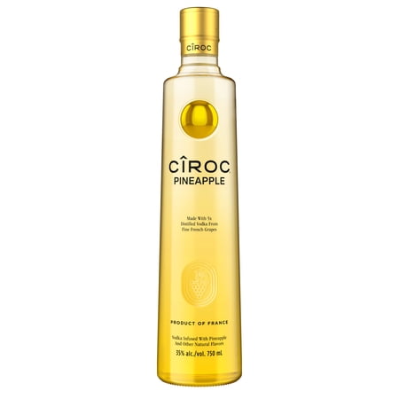 CIROC Pineapple (Made with Vodka Infused with Natural Flavors), 750 mL, 35% ABV