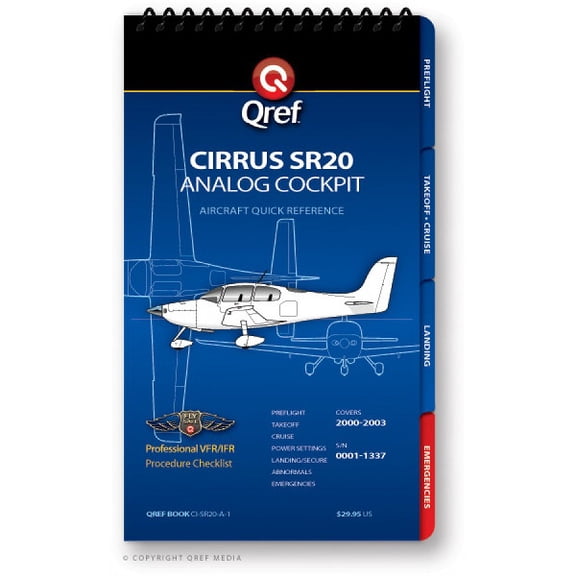 CIRRUS SR20 ANALOG QREF BOOK