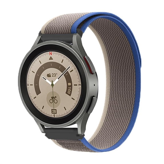 CIRUTVAL 1/2/3/4Pack Trail Loop Nylon Bands For Samsung Galaxy Watch 5 Pro/4 classic/Active 2/3 Strap Adjustable Sport Loop Men Women 20mm/22mm Soft Braided Strap For Samsung Gear S3 Frontier/Classic