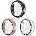 thumbnail image 1 of CIRUTVAL 1/3 Pack Diamonds Case Compatible with Google Pixel Watch 2 Case/Google Pixel Watch Case with Screen Protector, Bling Protective Face Cover Tempered Glass Bumper Crystal Diamond Rhinestone, 1 of 7