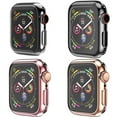 thumbnail image 1 of CIRUTVAL 2/3/4 Pack Soft Case Cover Compatible with Apple Watch Case 41mm 40mm 38mm 45mm 44mm 42mm TPU Shell Protector Bumper Covers Replacement iWatch Series 9 8 7 6 SE 5 4 3 2 1, 1 of 14