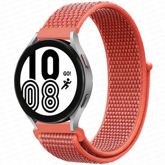 CIRUTVAL 20mm 22mm Band for Samsung Galaxy Watch 6 5 4 40mm 44mm/ 6 Classic 43mm 47mm 46mm 42mm/ Active 2 3, Braided Velcro Nylon Loop Strap for Amazfit watch Garmin watch