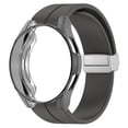 thumbnail image 1 of CIRUTVAL 20mm Band and Case Compatible with Samsung Galaxy Galaxy Watch 5 4 40mm 44mm/ Watch 4 classic 46mm 42mm Women Men / Smartwatch Sport Silicone Strap and watch cover (Without film), 1 of 7