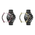 thumbnail image 1 of CIRUTVAL 2Pack TPU Full Edge Protection Case Cover For Samsung Galaxy watch 3 45mm 41mm Samrtwatch Soft Plated TPU Protective Shell bumper 41 45 mm Smartwatch Protector Cover Accessories For Men Women, 1 of 6