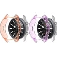 thumbnail image 1 of CIRUTVAL 2Pack TPU Full Edge Protection Case Cover For Samsung Galaxy watch 3 45mm 41mm Samrtwatch Soft Plated TPU Protective Shell bumper 41 45 mm Smartwatch Protector Cover Accessories For Men Women, 1 of 6