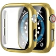 thumbnail image 1 of CIRUTVAL 2pack Tempered Glass Case for Apple watch 44mm 45mm 41mm 42mm 38mm 40mm for Women Men, Screen Protector Full Protective Hard PC Bumper Case Face Cover for iWatch Series 8 7 SE 6 5 4 3 2 1, 1 of 9