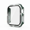 thumbnail image 1 of CIRUTVAL Bling PC Case Cover with Tempered Glass Screen Protector Compatible with Apple Watch case 40mm 44mm 42mm 38mm iWatch Diamond bumper+Screen Protector Apple Watch Series se 6 5 4 3 2 1, 1 of 10