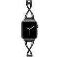 thumbnail image 1 of CIRUTVAL Bling Stainless Steel Metal Wristbands Compatible with Apple Watch Bands iWatch Band 38mm 40mm 41mm 42mm 44mm 45mm 49mm  Diamond Bracelet for iWatch series 9 8 7 SE 6 5 4 3 2 1 Band, 1 of 11