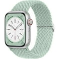 thumbnail image 1 of CIRUTVAL Braided Solo Loop Band Compatible with Apple Watch Bands iWatch Band 41mm 40mm 38mm 49mm 45mm 44mm 42mm Women Men, Adjustable Stretchy Nylon Strap for iWatch Series 9 8 7 6 SE 5 4 3 2 1 Ultra, 1 of 13