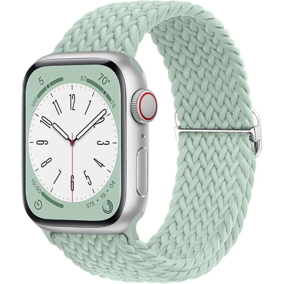 CIRUTVAL Braided Solo Loop Band Compatible with Apple Watch Bands iWatch Band 41mm 40mm 38mm 49mm 45mm 44mm 42mm Women Men, Adjustable Stretchy Nylon Strap for iWatch Series 9 8 7 6 SE 5 4 3 2 1 Ultra