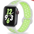 thumbnail image 1 of CIRUTVAL Compatible with Apple Watch Band iWatch Bands 49mm 45mm 44mm 42mm 41mm 40mm 38mm Women Men, Silicone Sport Bands for iWatch SE Sereis 9 8 7 6 5 4 3 2 1 Ultra, 1 of 14