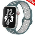 thumbnail image 1 of CIRUTVAL Compatible with Apple Watch Band iWatch Bands 49mm 45mm 44mm 42mm 41mm 40mm 38mm Women Men, Silicone Sport Bands for iWatch SE Sereis 9 8 7 6 5 4 3 2 1 Ultra, 1 of 14