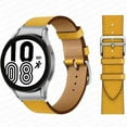 thumbnail image 1 of CIRUTVAL Compatible with Samsung Galaxy 6 5 4 40mm 44mm/ 4 Classic 42mm 46mm/ 6 Classic 43mm 47mm/ Galaxy Watch 5 Pro 45mm 20mm Band No Gap UP Leather Wristbands, 1 of 12