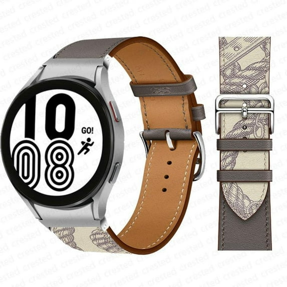 CIRUTVAL Compatible with Samsung Galaxy 6 5 4 40mm 44mm/ 4 Classic 42mm 46mm/ 6 Classic 43mm 47mm/ Galaxy Watch 5 Pro 45mm 20mm Band No Gap UP Leather Wristbands