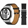 thumbnail image 1 of CIRUTVAL Compatible with Samsung Galaxy 6 5 4 40mm 44mm/ 4 Classic 42mm 46mm/ 6 Classic 43mm 47mm/ Galaxy Watch 5 Pro 45mm 20mm Band No Gap UP Leather Wristbands, 1 of 12