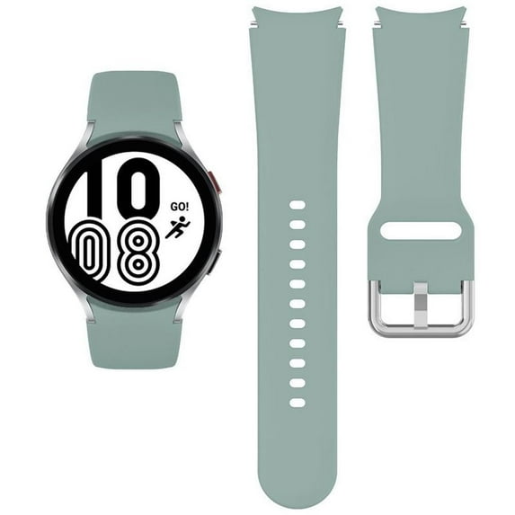 CIRUTVAL No Gap 20mm Band Compatible with Samsung Galaxy Watch 6 5 4 Band 40mm 44mm, Watch 5 Pro Band 45mm/Watch 4 6 Classic 42mm 46mm 43mm 47mm, 20mm Soft Silicone Sport Bands for Women Men