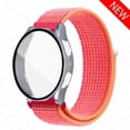thumbnail image 1 of CIRUTVAL Nylon Band Braided Loop Strap + Hard Case Compatible with Samsung Galaxy watch 5 4 40mm 44mm with Tempered Glass Bumper Case Cover, 1 of 11