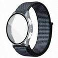 thumbnail image 1 of CIRUTVAL Nylon Band Braided Loop Strap + Hard Case Compatible with Samsung Galaxy watch 5 4 40mm 44mm with Tempered Glass Bumper Case Cover, 1 of 11