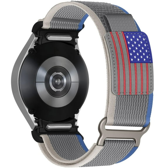 CIRUTVAL Rugged Trail Loop Band for Samsung Galaxy Watch 6 5 4 40mm 44mm 42mm 46mm 43mm 5 Pro 45mm Band One-Click No Gap Soft Nylon Sport Loop for Galaxy Watch 6 5 4
